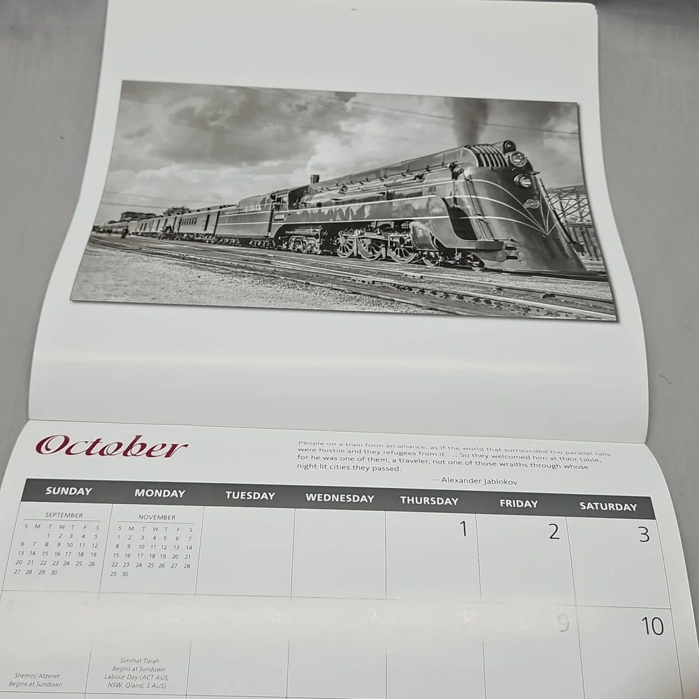 Classic Trains 2015 16-Month Railroad Calendar